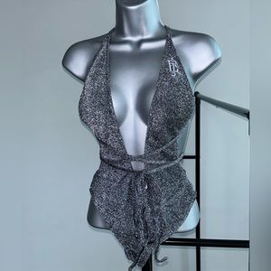 Glitter one piece swimsuit ✨